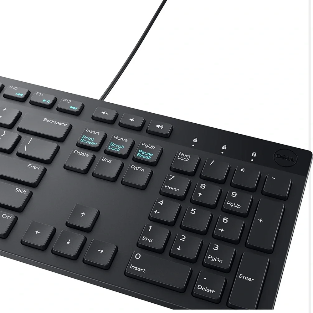 New in Box - Dell Wired Keyboard and Mouse - KM300C, Black